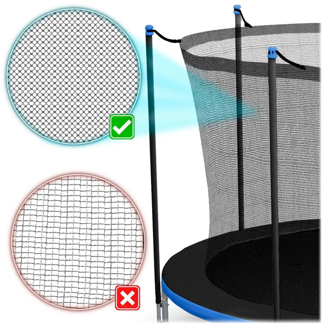 Unutarnja mreža za trampolin Neo-Sport, 312 cm, 10 stopa, siva, var. NS-10W-241-SW_5