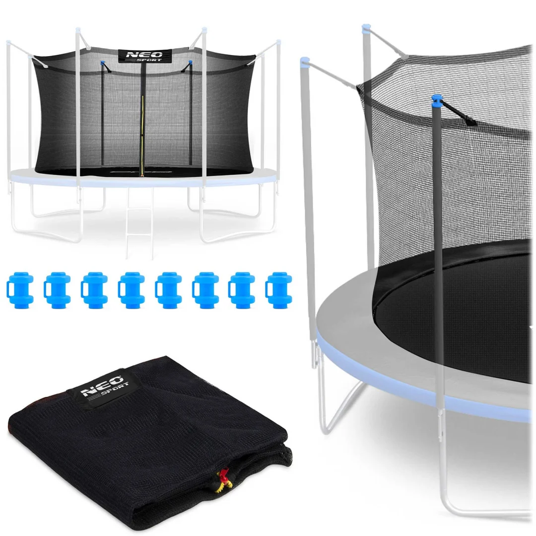Unutarnja mreža za trampolin Neo-Sport, 374 cm, 12 stopa, siva, var. NS-12W-241-SW_1