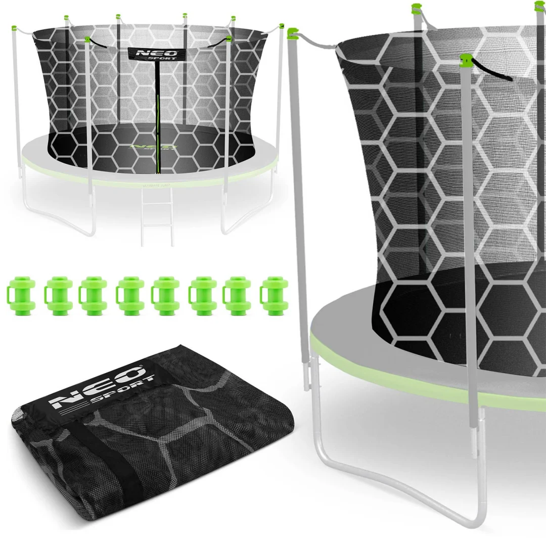 Unutarnja mreža za trampolin Neo-Sport 465 cm, 15 stopa, siva, var. NS-15W-231-SW_1