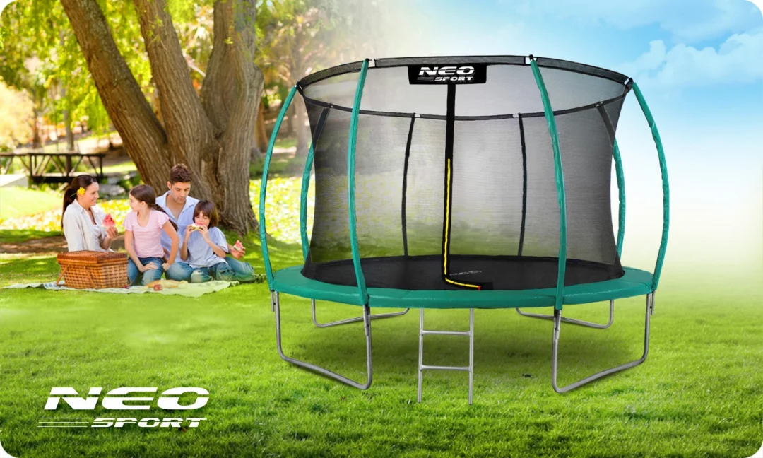 Unutarnja mreža za trampolin Neo-Sport 465 cm, 15 stopa, siva_2