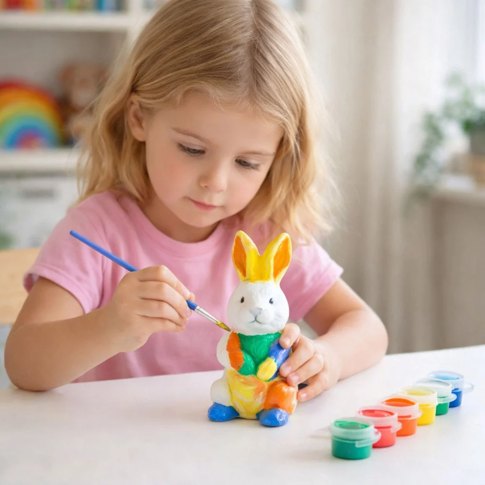 Uskrsni set 3 stiroporna jaja i figurica zeca s 6 boja_3