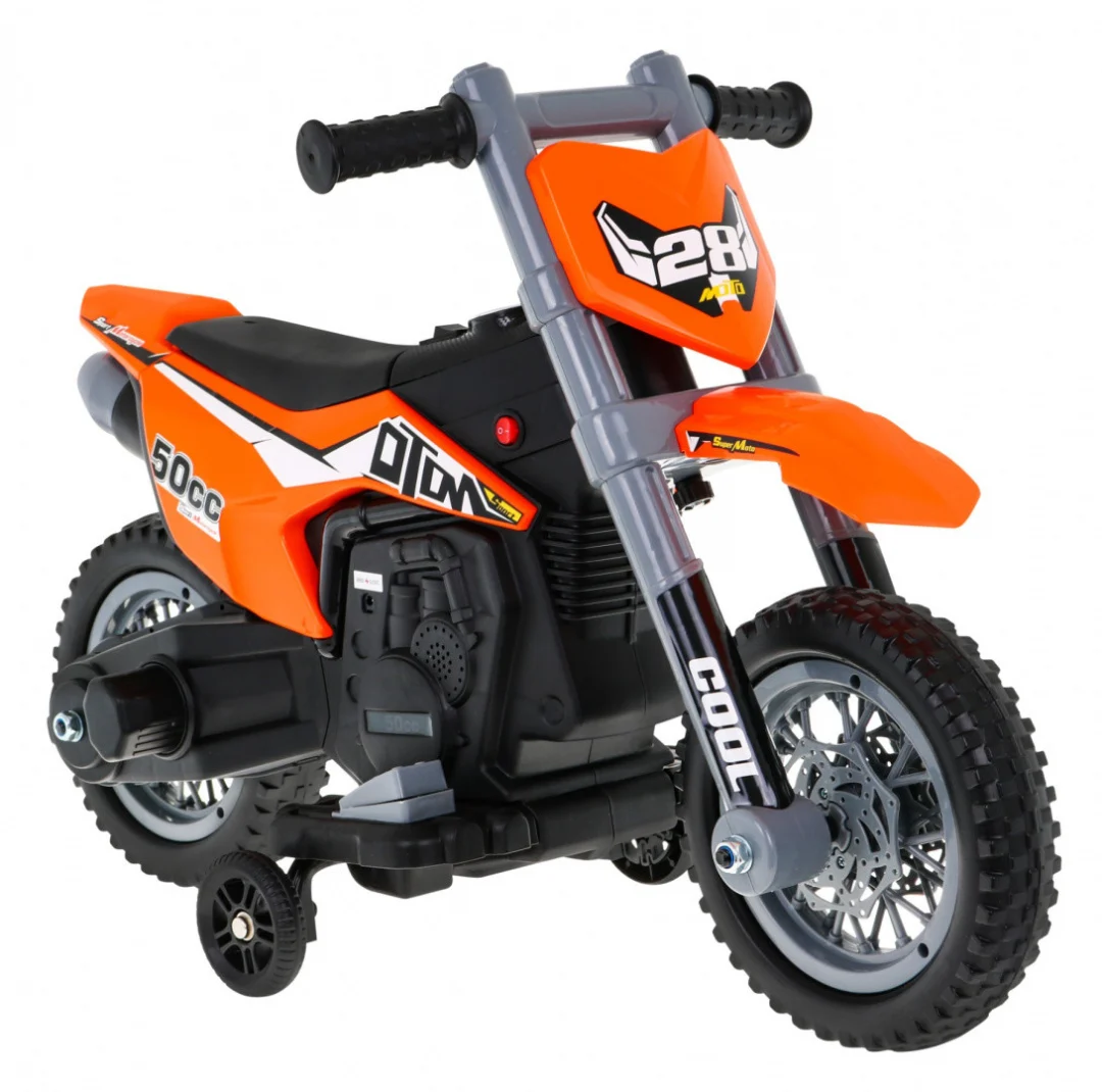 V-Cross narančasti motocikl motor na akumulator_9