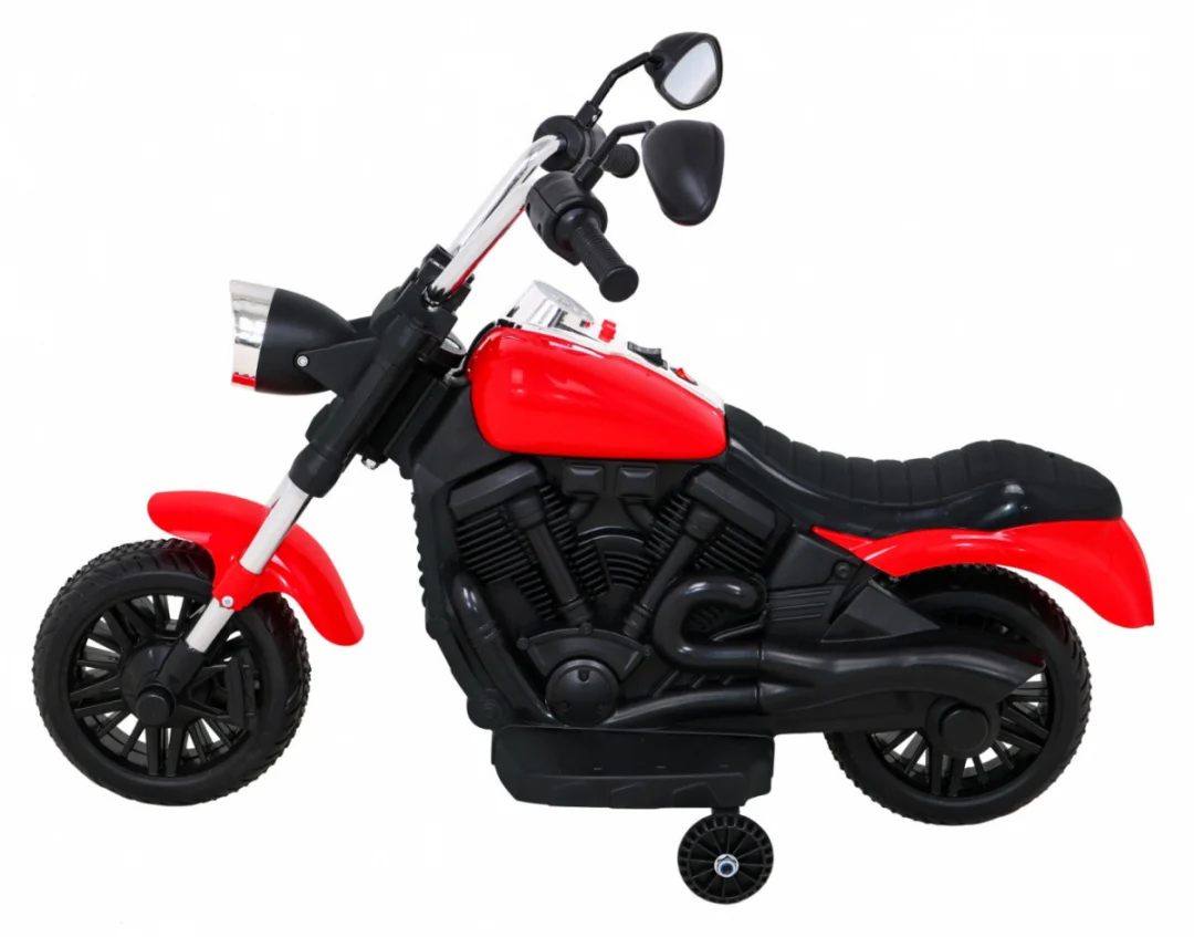 V-Max motor za sjeckalicu na baterije za djecu, crveni + melodije, truba + svjetlo, crvena motor na akumulator_4