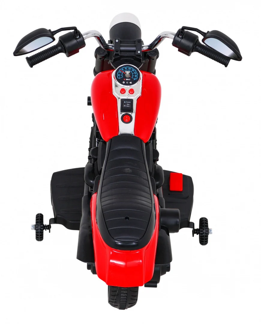 V-Max motor za sjeckalicu na baterije za djecu, crveni + melodije, truba + svjetlo, crvena motor na akumulator_7