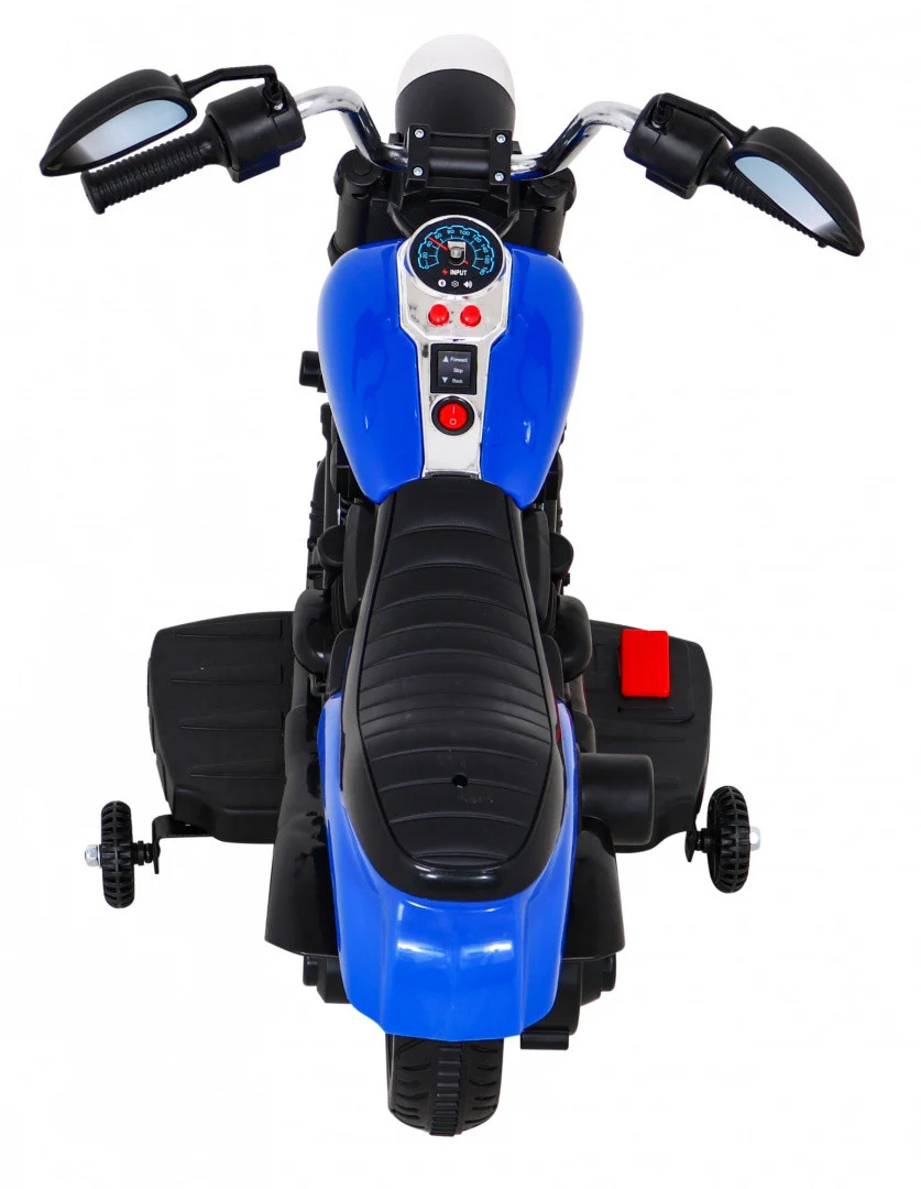 V-Max motor za sjeckalicu na baterije za djecu, plavi + melodije, truba + svjetlo + pomoćni, plava motor na akumulator_6