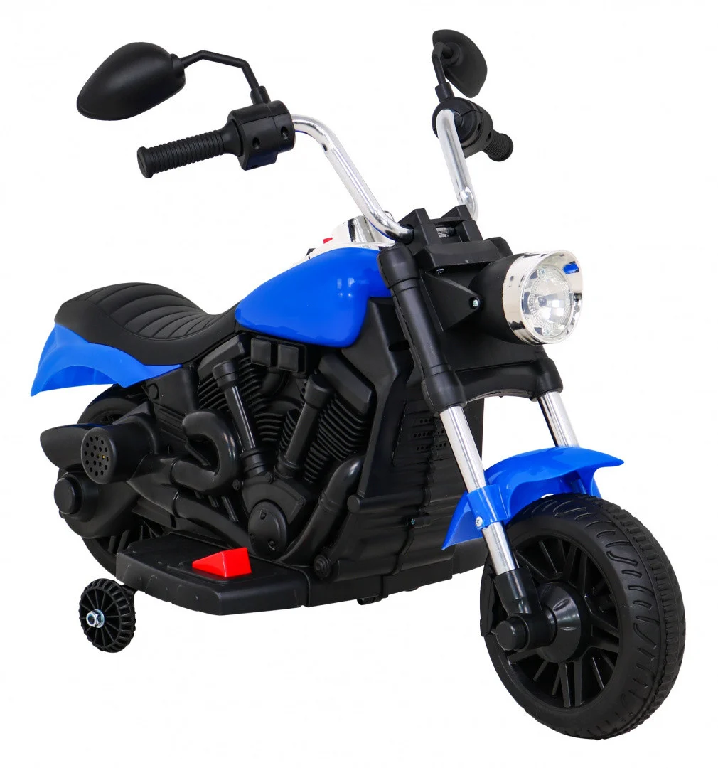 V-Max motor za sjeckalicu na baterije za djecu, plavi + melodije, truba + svjetlo + pomoćni, plava motor na akumulator_8