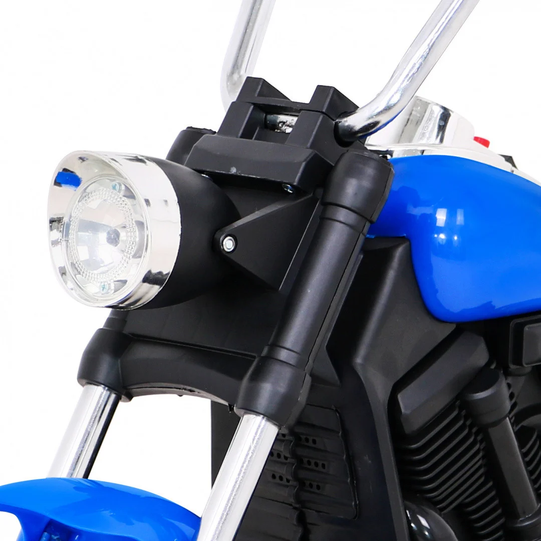 V-Max motor za sjeckalicu na baterije za djecu, plavi + melodije, truba + svjetlo + pomoćni, plava motor na akumulator_9