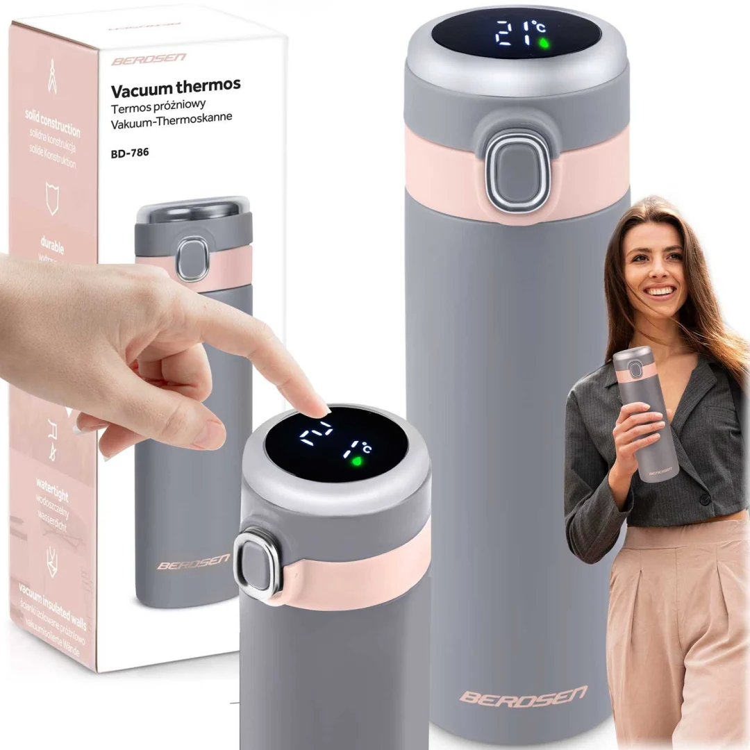 Vakuumska termosica Berdsen BD-786 450 ml siva_1