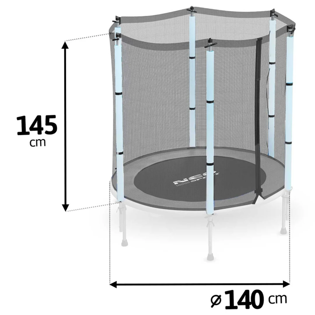 Vanjska mreža za trampolin 140 cm, 4,5 ft, Neo-Sport_3