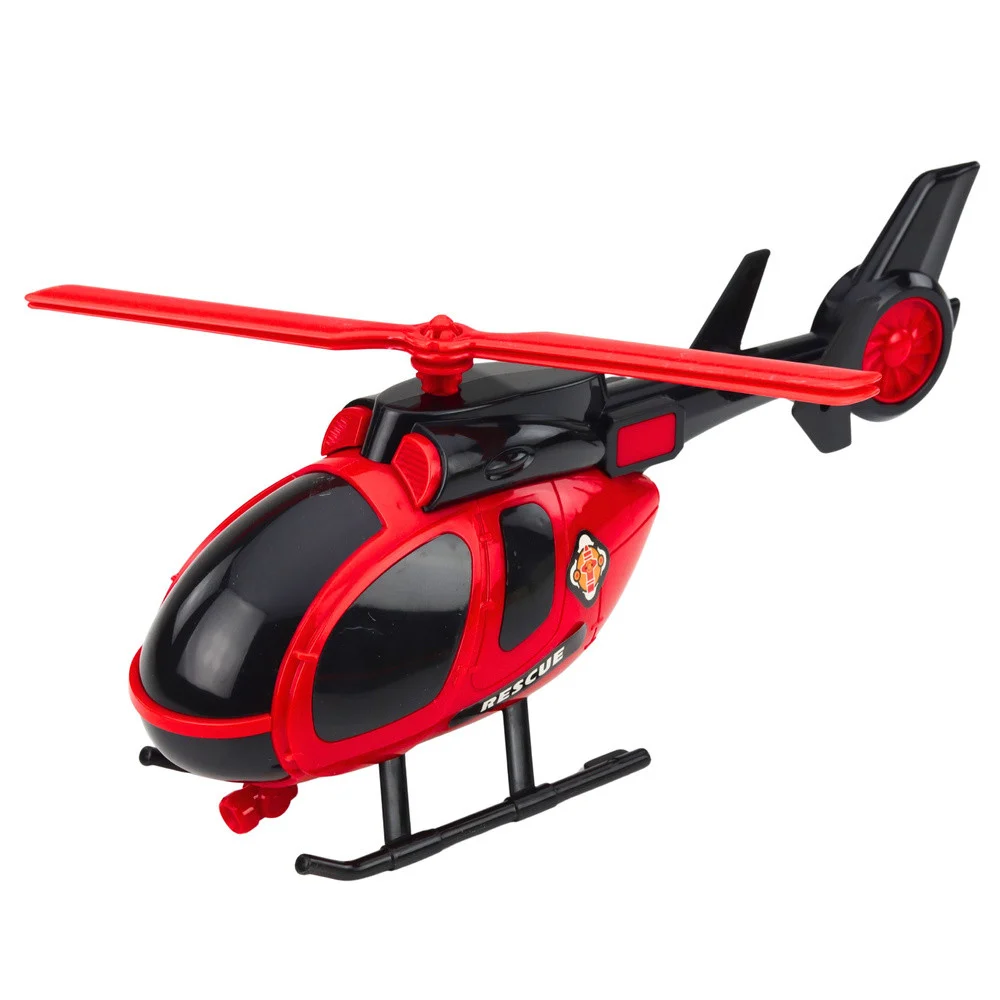 Vatrogasni set, vučni kamion, auto i helikopter, svjetla i zvuk_4