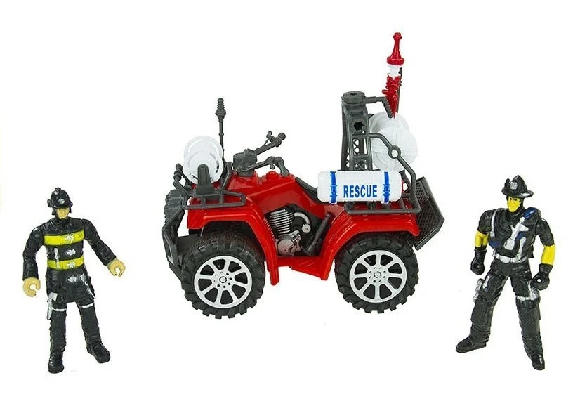 Vatrogasni set za djecu, kamion 49 cm, quad i kaciga_6
