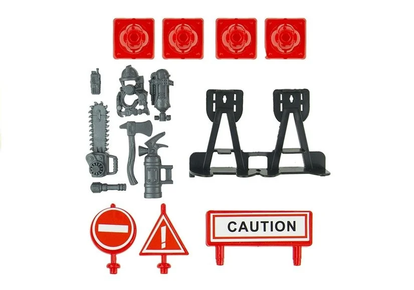 Vatrogasni set za djecu, kamion 49 cm, quad i kaciga_8