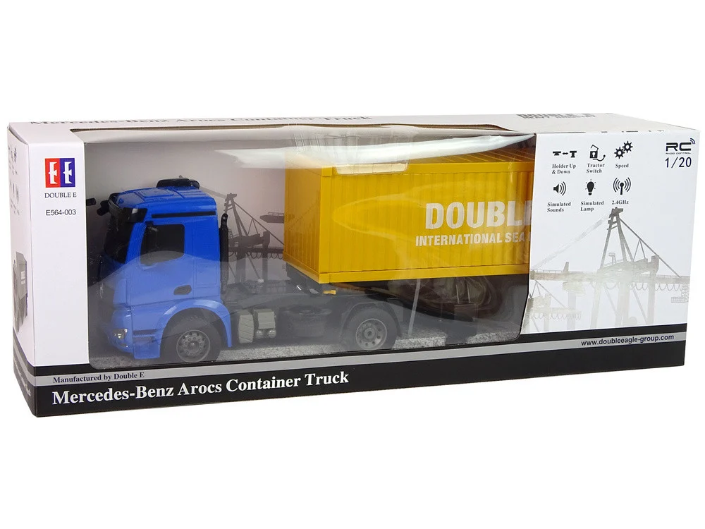 Veliki R/C kamion Mercedes Arocs plavi 1:20 kontejner dug 58 cm_7