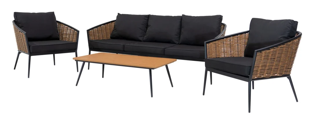 Veliki aluminijski vrtni set kauč + 2 fotelje + stol_4