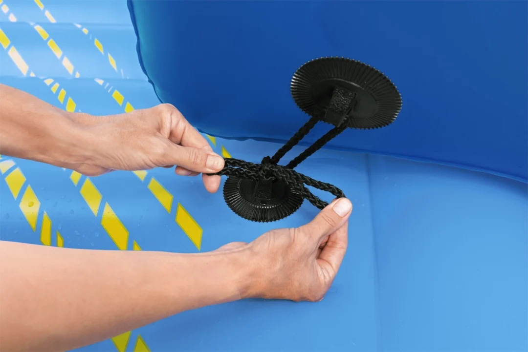Veliki napuhani Hydro-Force otok za plivanje za 5 osoba BESTWAY + tobogan 365x295x77cm + tobogan_10