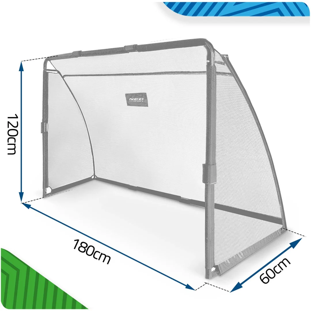 Veliki nogometni gol 180 x 120 x 60 cm NS-487_11