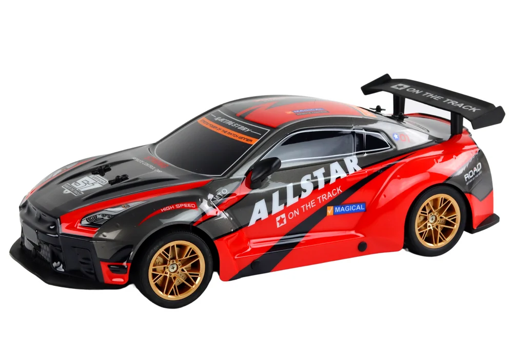 Veliki sportski automobil na daljinsko upravljanje 1:10 crveni_2