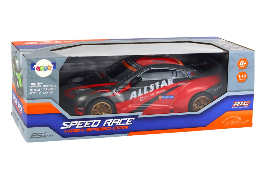 Veliki sportski automobil na daljinsko upravljanje 1:10 crveni_5