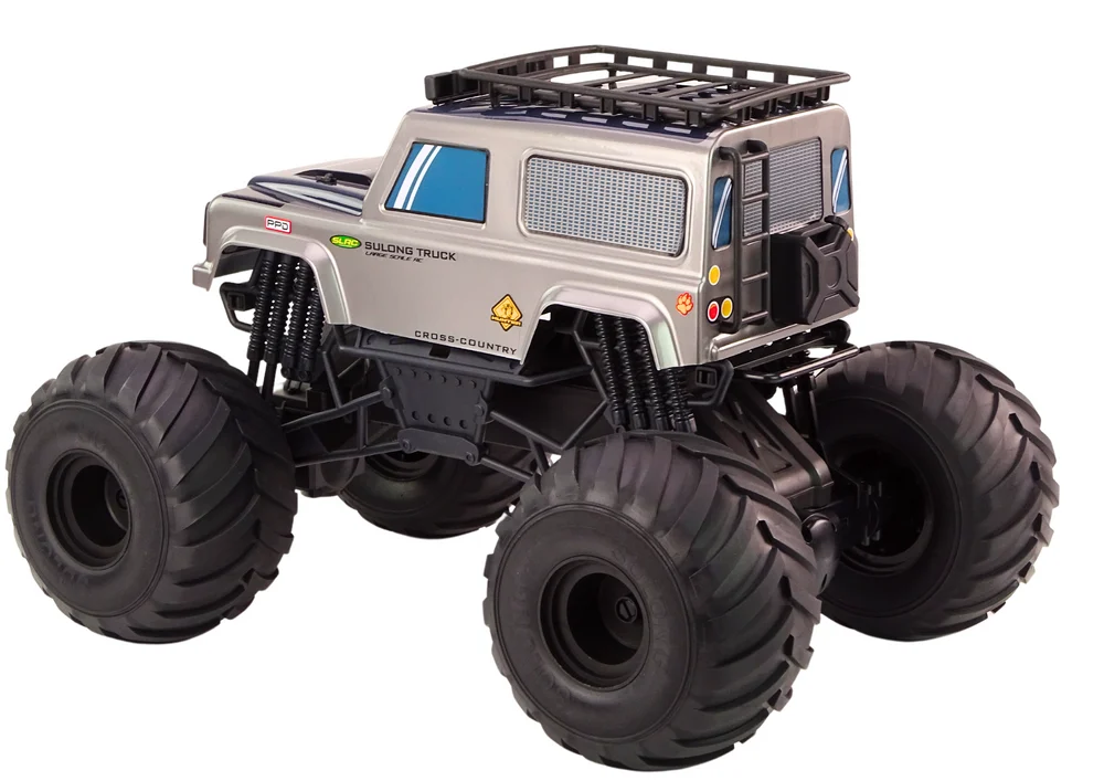Veliki terenski SUV na daljinsko upravljanje 2.4G RC 1:6 sivi_3