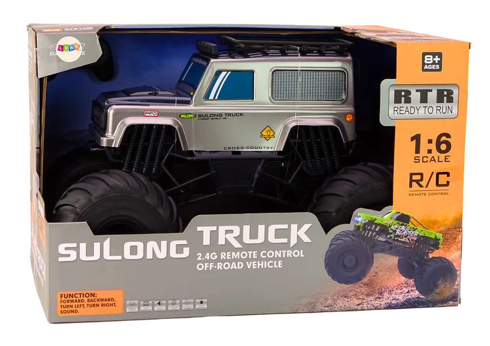 Veliki terenski SUV na daljinsko upravljanje 2.4G RC 1:6 sivi_5