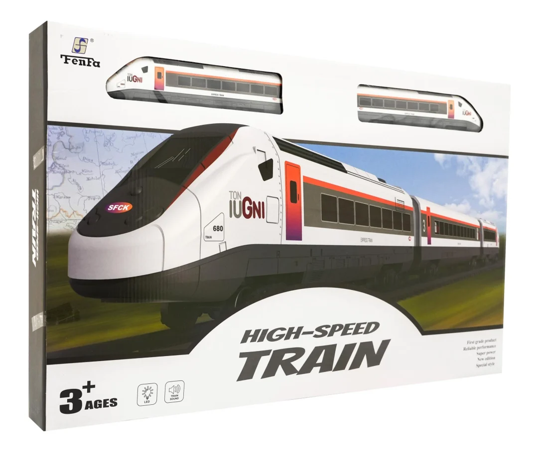 Veliki vlak s prugom 3+ 2 lokomotive i 2 vagona_5