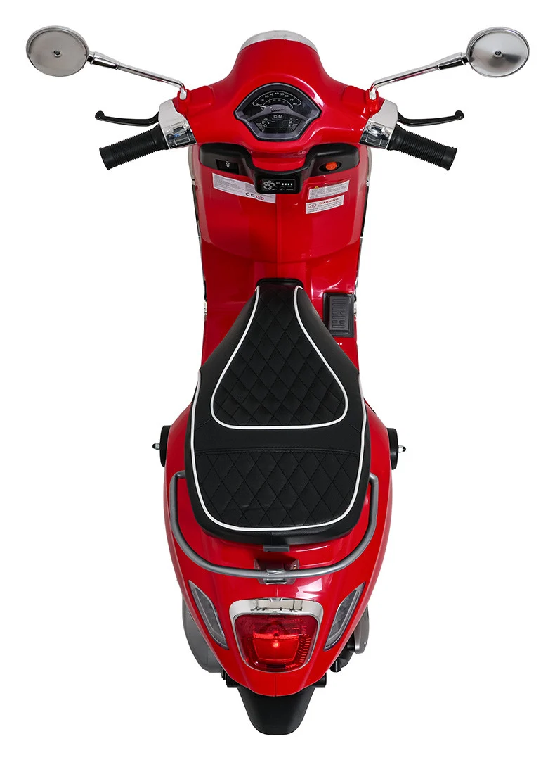 Vespa ROMA skuter na akumulator, crveni motor na akumulator_12