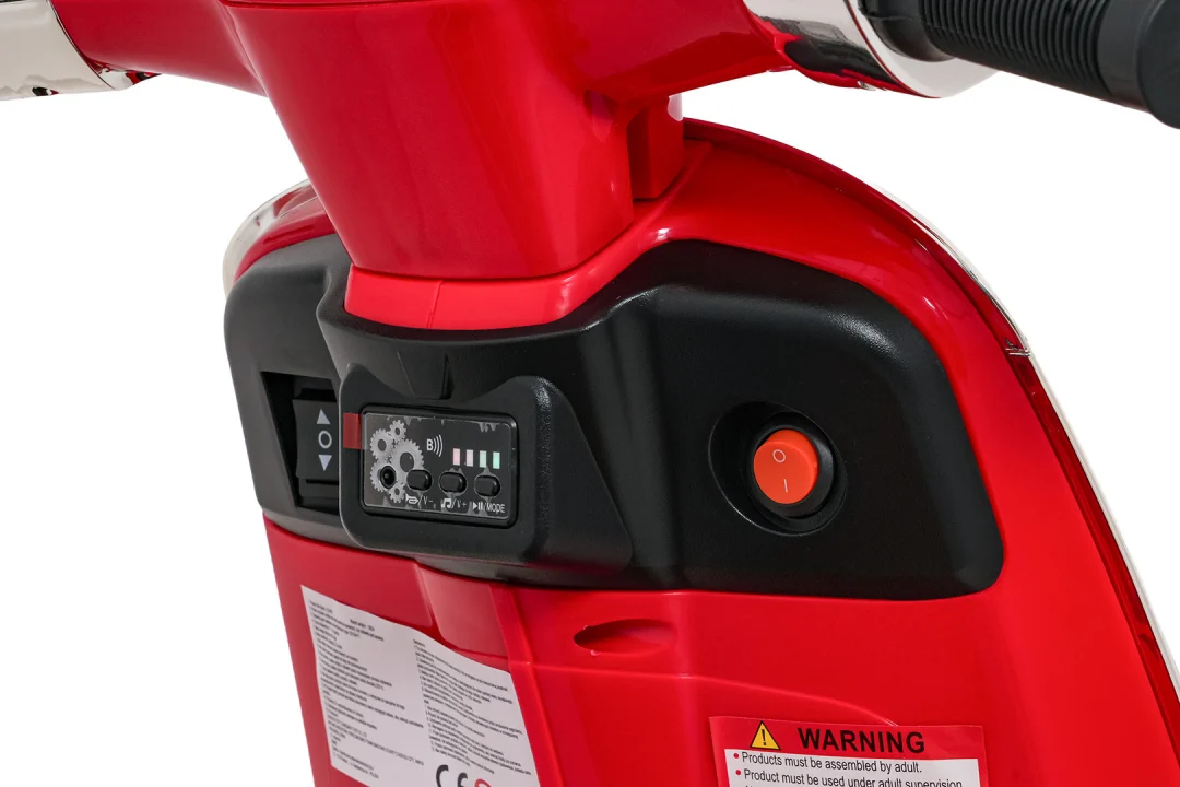 Vespa ROMA skuter na akumulator, crveni motor na akumulator_18