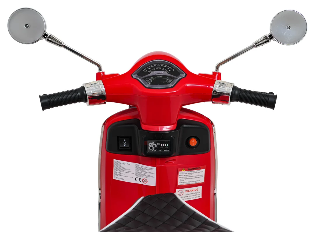 Vespa ROMA skuter na akumulator, crveni motor na akumulator_20