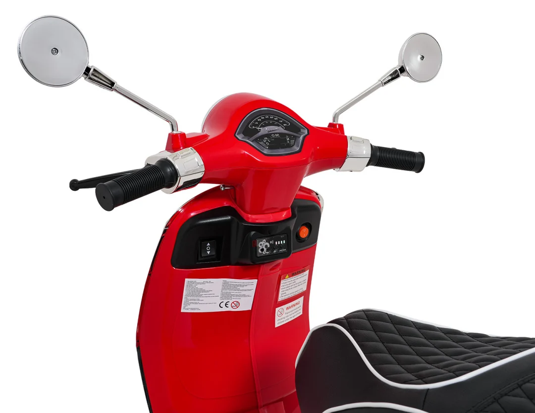 Vespa ROMA skuter na akumulator, crveni motor na akumulator_25