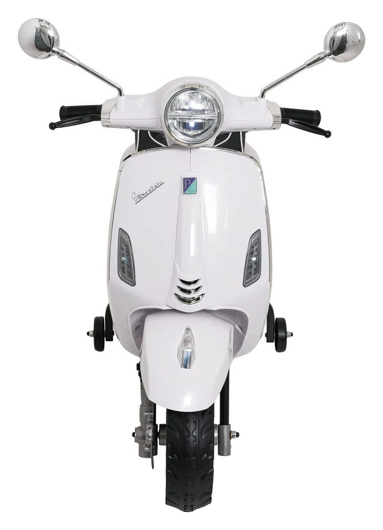 Vespa ROMA skuter vozilo bijeli motocikl za djecu, bijela motor na akumulator_13