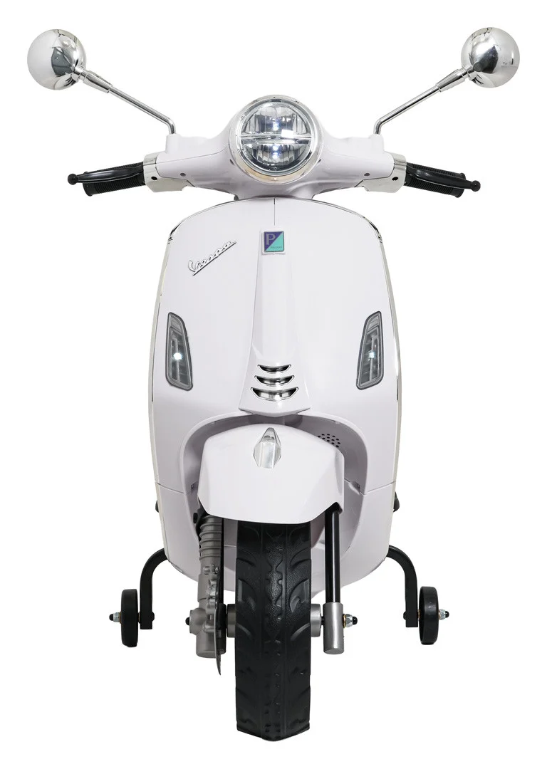 Vespa ROMA skuter vozilo bijeli motocikl za djecu, bijela motor na akumulator_2