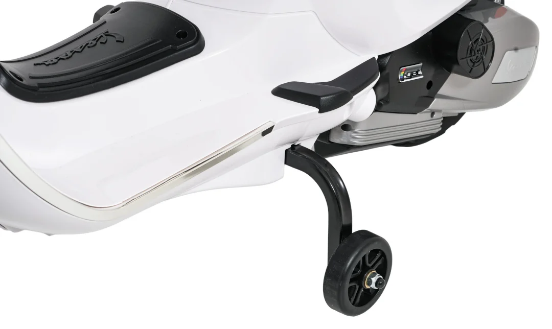 Vespa ROMA skuter vozilo bijeli motocikl za djecu, bijela motor na akumulator_20