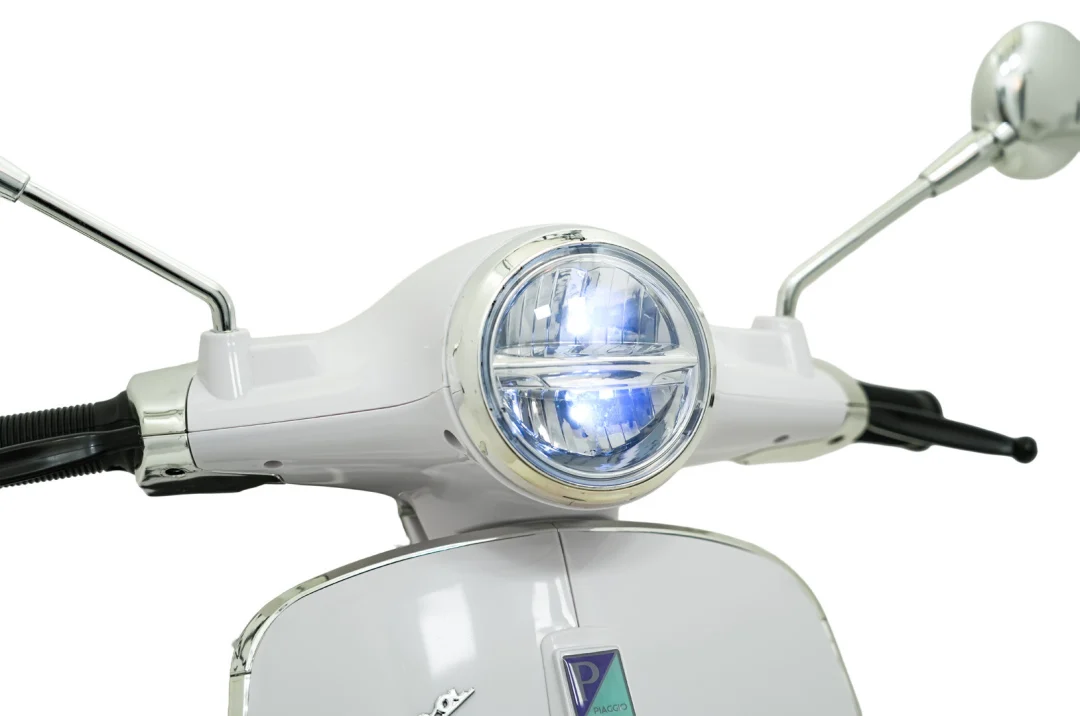 Vespa ROMA skuter vozilo bijeli motocikl za djecu, bijela motor na akumulator_24