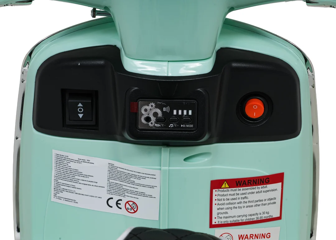 Vespa Roma skuter na akumulator, zeleni motor na akumulator_22
