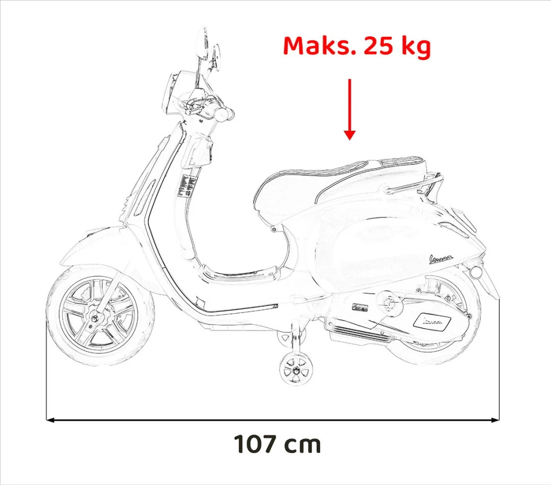 Vespa Roma skuter na akumulator, zeleni motor na akumulator_3