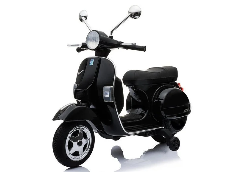 Vespa Scooter Električni Motocikl - Crni motor na akumulator_2