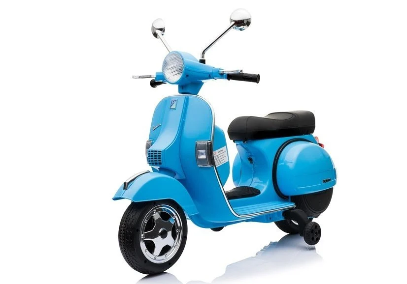 Vespa Scooter Električni Motocikl - Plavi motor na akumulator_2