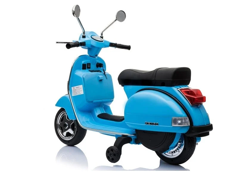 Vespa Scooter Električni Motocikl - Plavi motor na akumulator_4