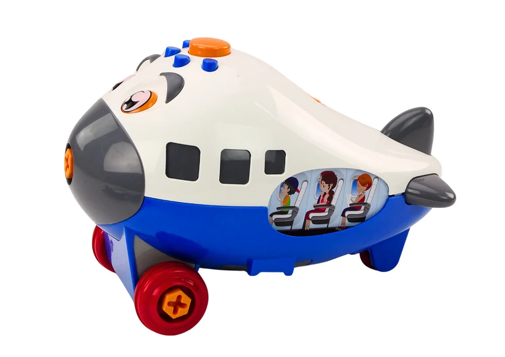 Vijčani avion DIY plavi_2