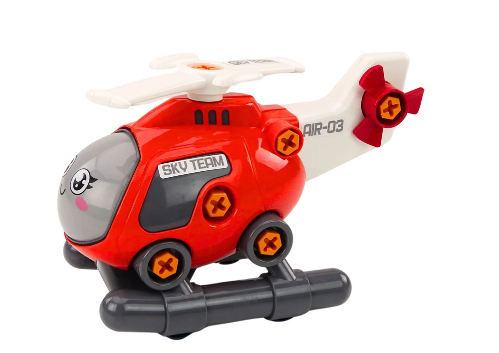 Vijčani helikopter DIY crveni_2