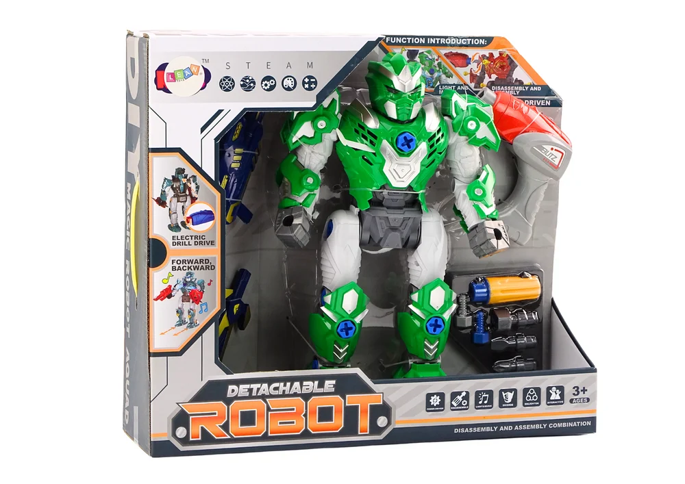 Vijčani robot s bušilicom zeleni_4