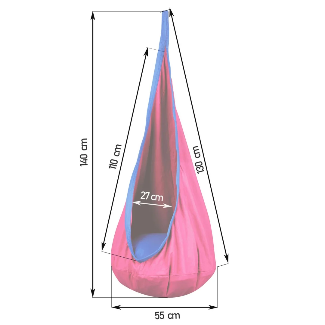 Viseća stolica Cocoon Neo-Sport roza_7