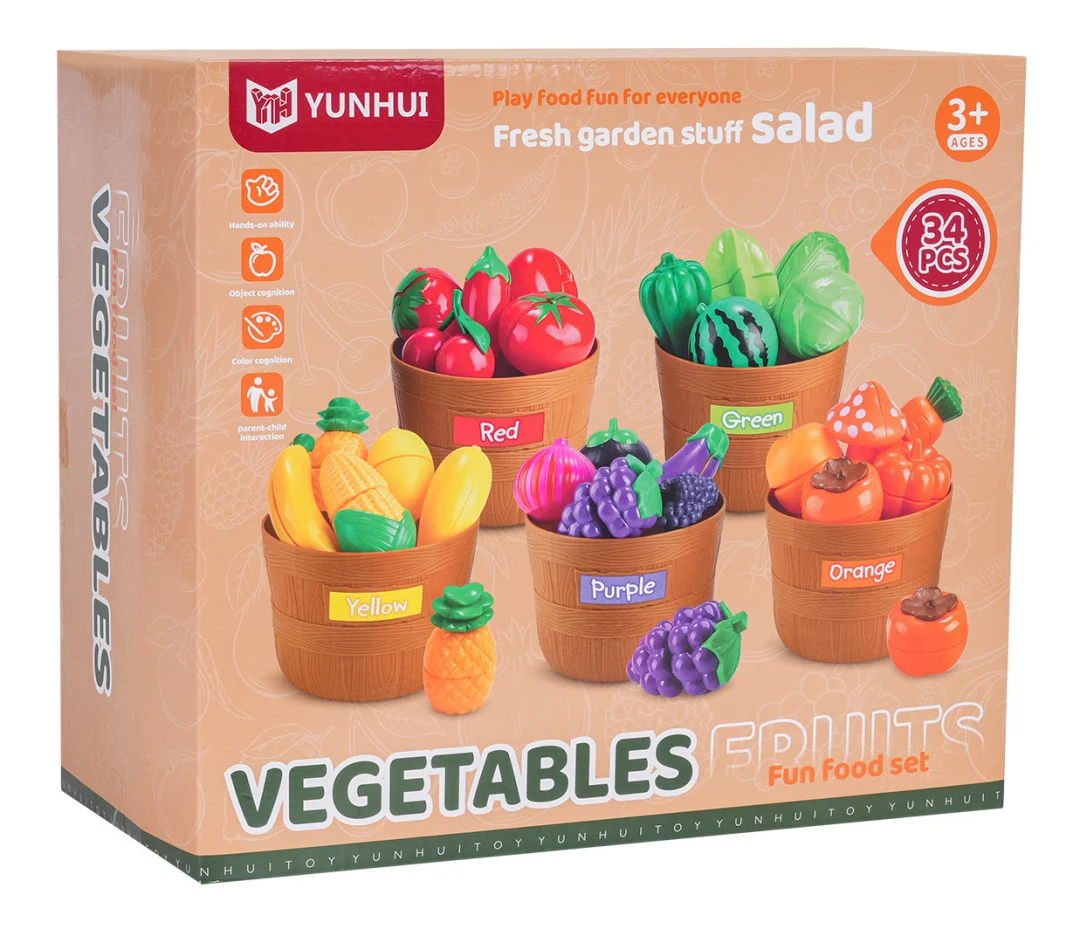 Voćni i povrćni set 34 dijela + pribor 3+_5