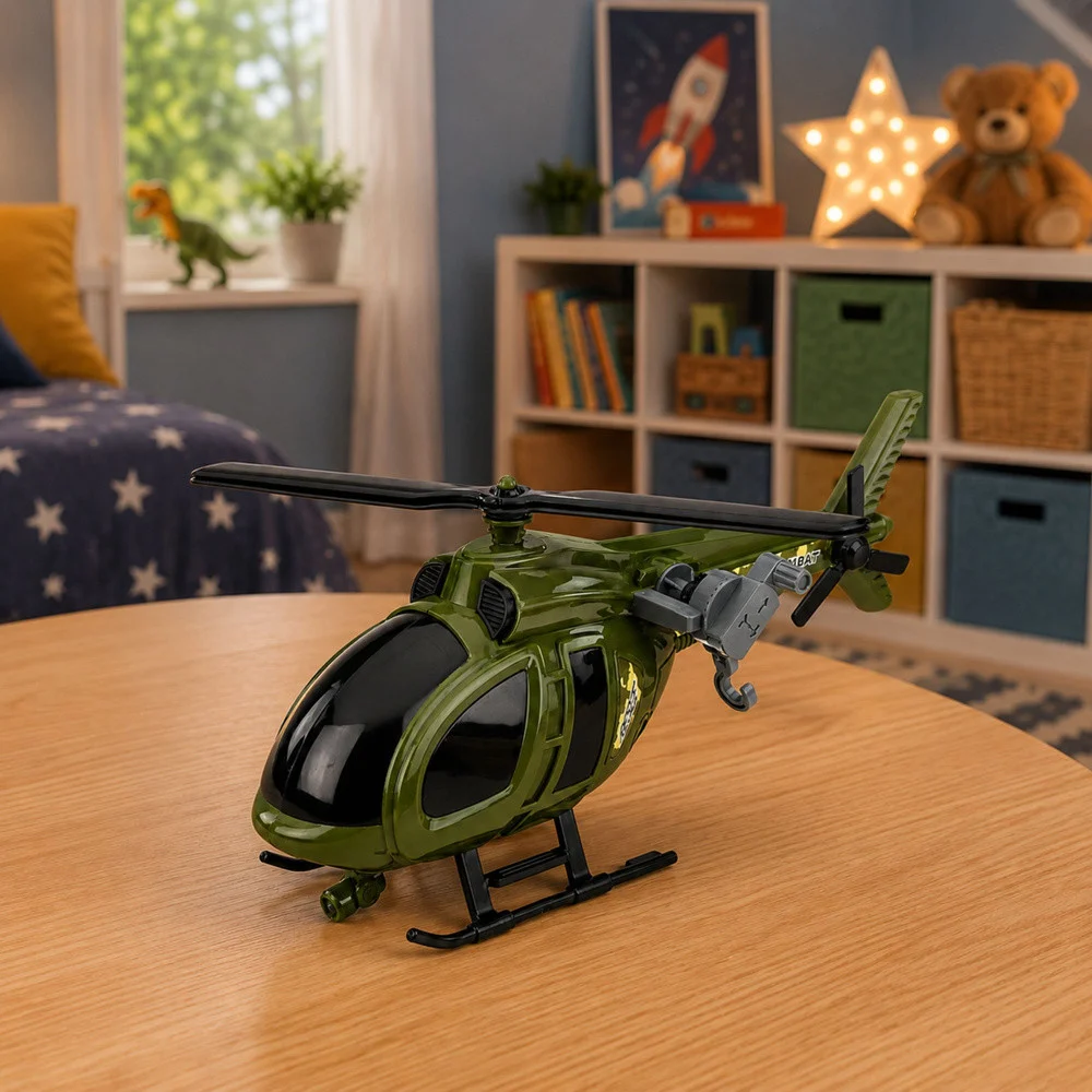 Vojni helikopter sa svjetlima kuke zvuči zeleno_4