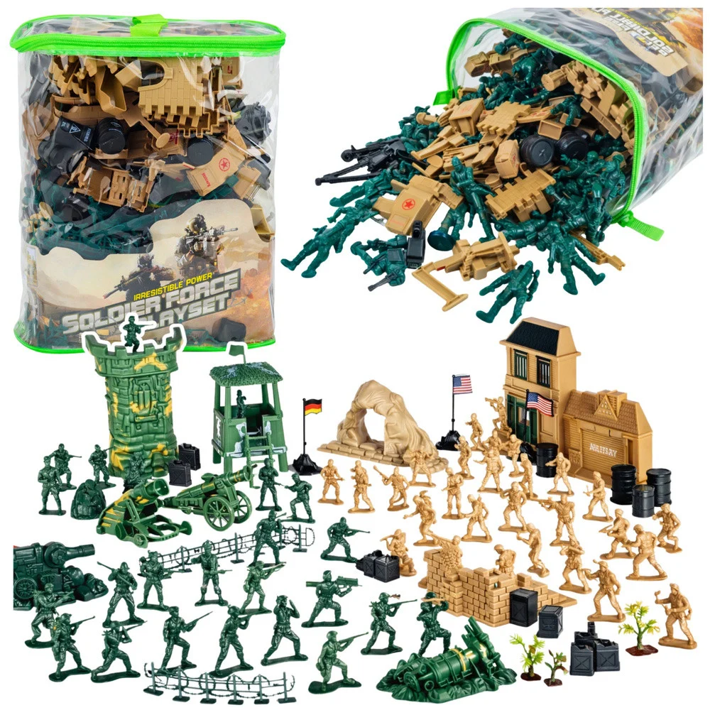 Vojni set figurice vojnici i vozila 400 dijelova_1