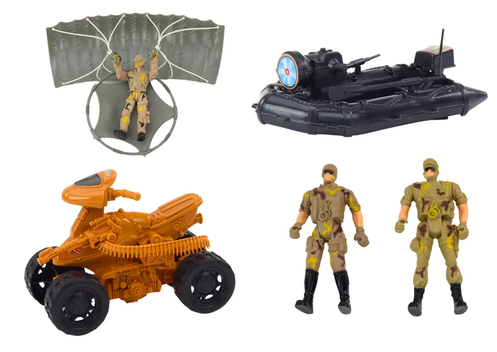 Vojni set tenk helikopter padobranac sa zvukovima_4