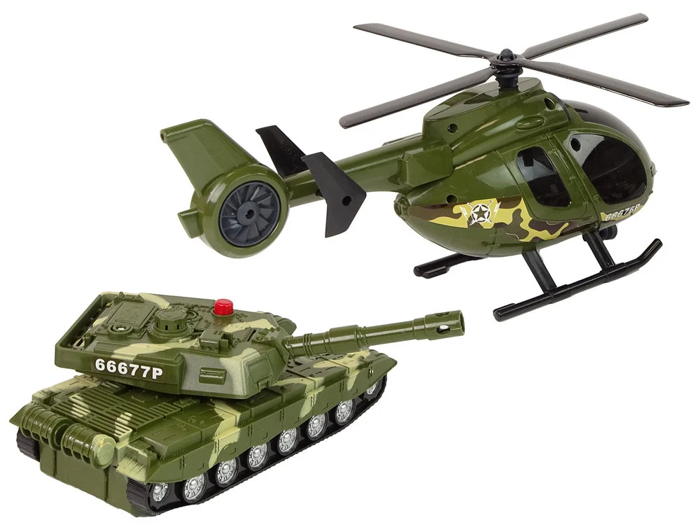 Vojni set tenk i helikopter, pogon na trenje_4