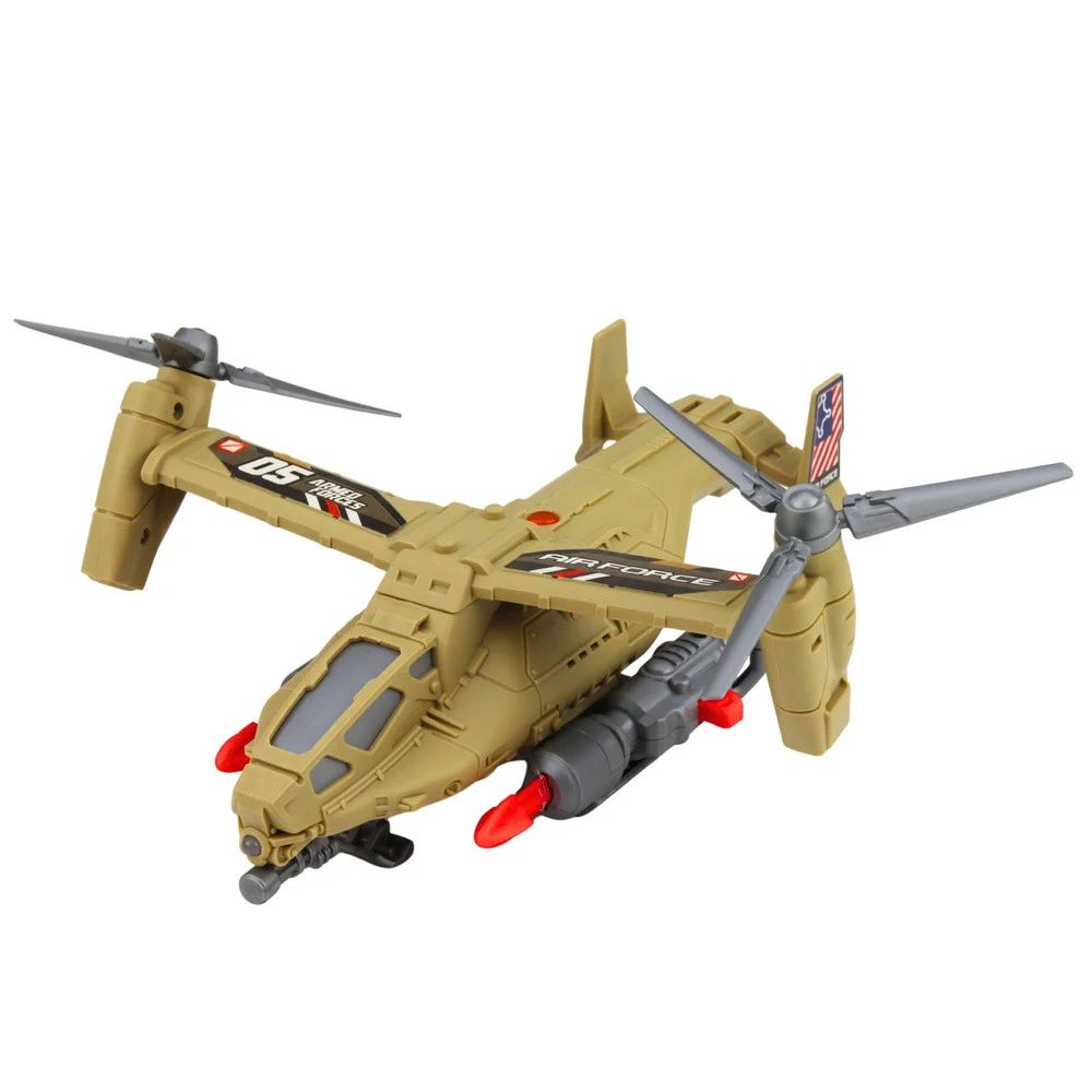 Vojni set za djecu - helikopter, tenk, lebdeće plovilo i baza_3