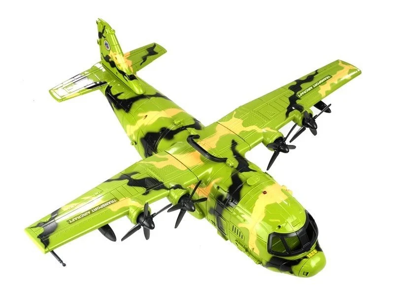 Vojni zrakoplov 55 cm s priborom i figuricama_4