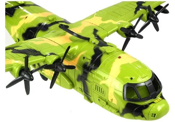 Vojni zrakoplov 55 cm s priborom i figuricama_5